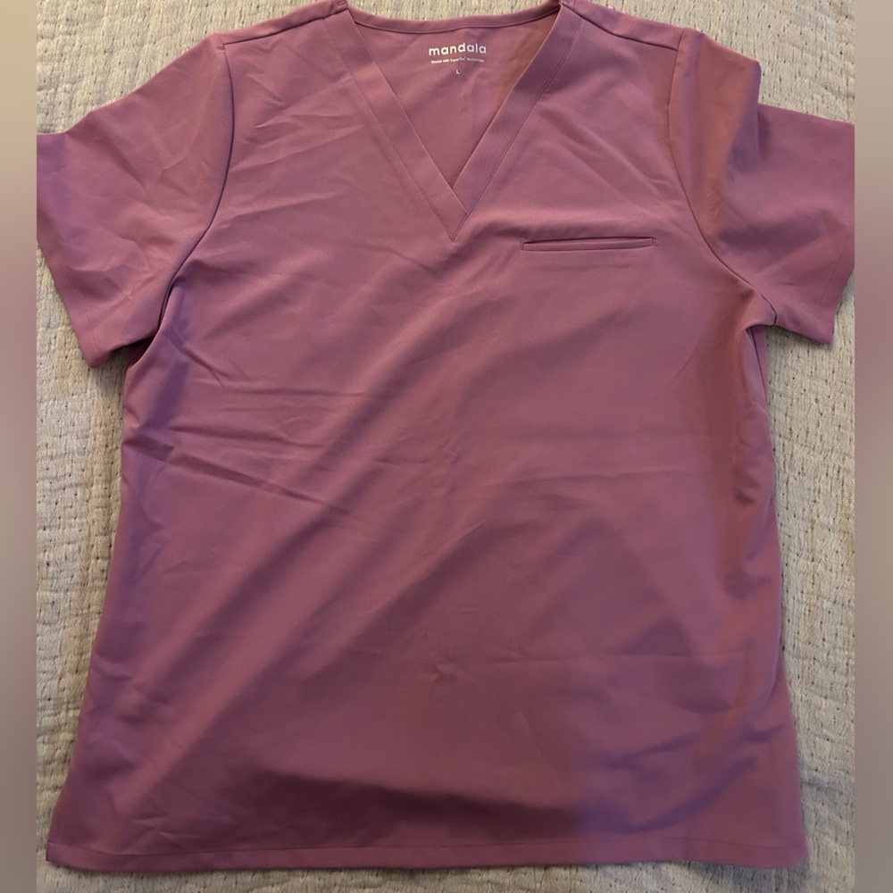 mandala scrub top